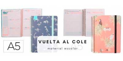 agendas escolares, libretas y material escolar